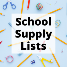 School Supply Lists